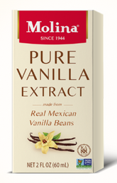 🌿 Molina Pure Vanilla Extract – 2 FL OZ (60 ml)
